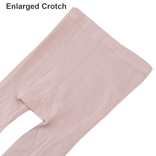 Meeshine Baby Girls Cable Knit Tights Toddler Thick Cotton Leggings Solid Warm Stockings Pantyhose for Kids3