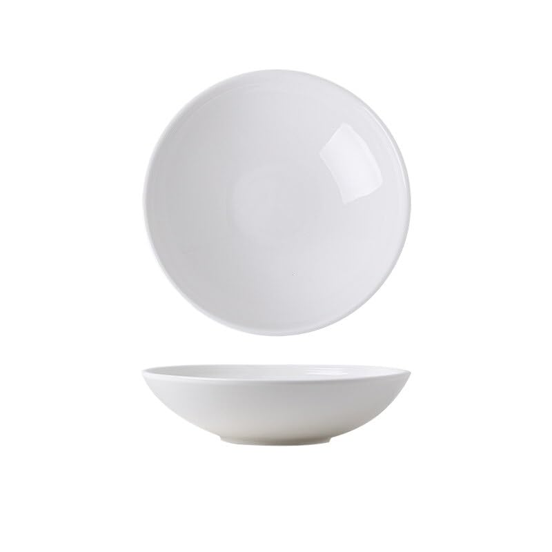 Talerze obiadowe domowe talerze do sałatek owocowych, ceramiczne okrągłe głębokie, zupa w stylu japońskim, miska do sałatek kuchennych w stylu hotelowym/zachodnim