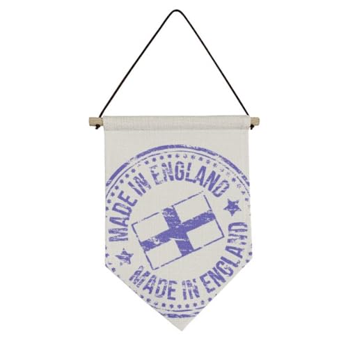 Drapeau de l'Angleterre en toile murale textile premium