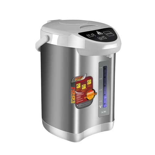 LPYROSE 5.8L dCPg e ȃGl }CR S݌v ߏxh~ T[X^bg@\ t 110V J[oG[V (ubN/Vo[/zCg) (Vo[)