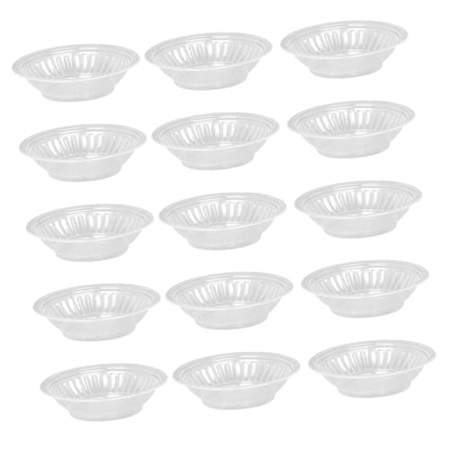 Homoyoyo 30個使い捨て調味料皿 軽量透明ディッシュ 対応前菜プレート 寿司