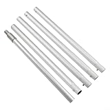 12ft Aluminum Telescopic Pole, 9 Sections Adjustable Extension Rod for Reaching For High Areas and General Cleaning Tasks