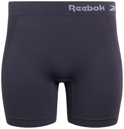 Reebok Women's Boy Shorts Underwear - 6 Pack Seamless Long Leg Boyshorts Panties for Women (S-3X, available in Plus Size)3