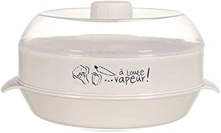 Steamer for Microwave Oven, random color, Gray / Red / Green