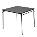 COSCO Products 34" Square Resin Top Folding Table, Black