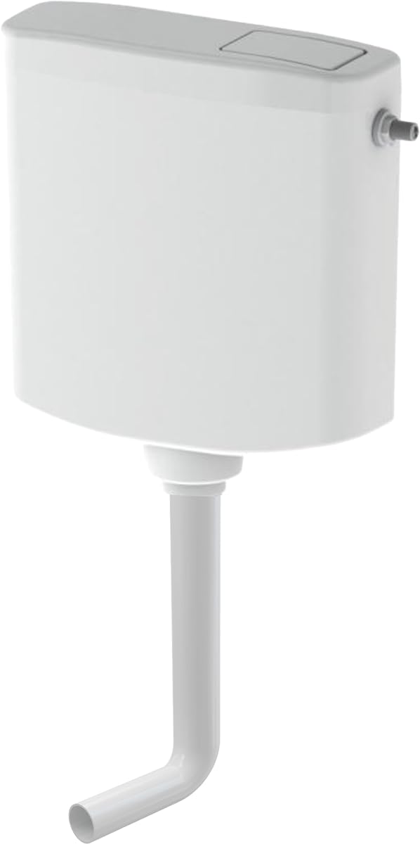 Alcadrain Średnio wisząca spłuczka WC, start-top, biała (6 l), G 3/8"