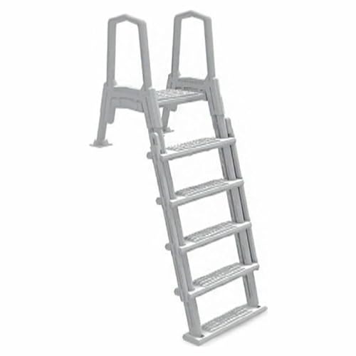 Escalera de seguridad exterior para piscina de 77 pulgadas de altura miniatura 1