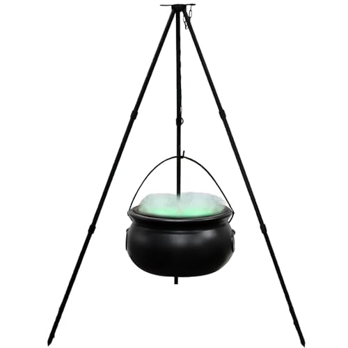 Chaudron de sorcière lumineux 32 cm à assemblage facile pour fête - 2