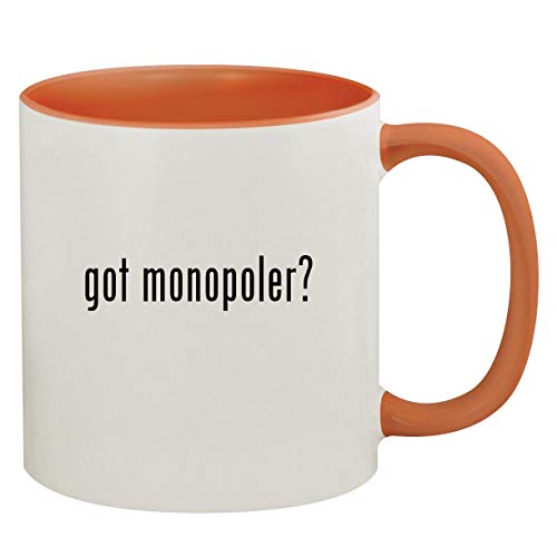 got monopoler? - 11oz Ceramic Colored Inside & Handle Coffee Mug, Orange