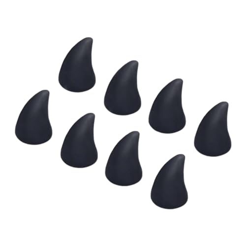 ZHOUSUFEN 8pcs Animal Fursuit Claws Resin Nails Realistic Resin Animal Nails for Handmade Cosplay Costumes Jewelry Component