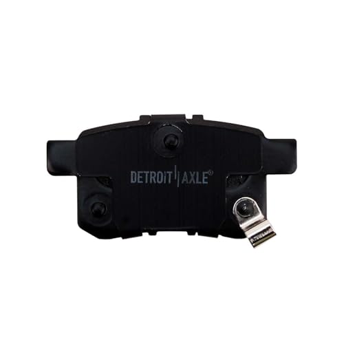 Image of Detroit Axle - Rear Brake Pads for 2008-2017 Honda Accord, 2009-2014 TSX | Ceramic Brake Pads w /Hardware 2010 2011 2012 2013 Replacement