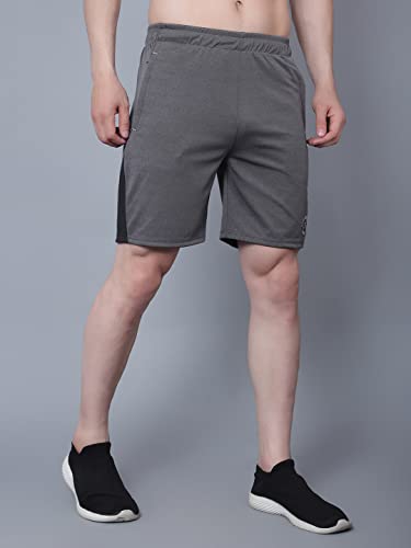 Image of John Ally Mens Gym Shorts Built with Durable Both Sider Zipper Pocket and Moisture Wicking Fabric for Workout, Yoga, Running and Lounge wear.