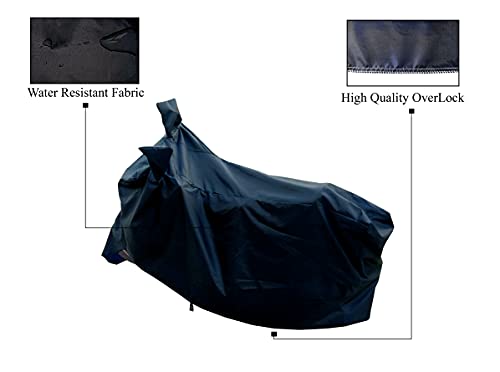 All Weather Bike Cover for Harley Davidson X440 Bike Cover with Water-Resistant and Dust Proof Premium 190T Fabric_Entire Black