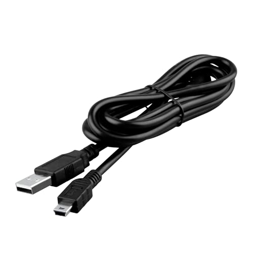PGENDAR 5ft USB Charging Cable Charger Cord Lead for Radio Shack PRO-668 2000668 Handheld Digital iScan Trunking Scanner