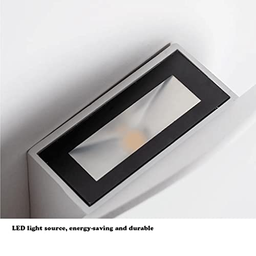 Lampe murale extérieure LED blanche étanche pour villa et balcon - 5