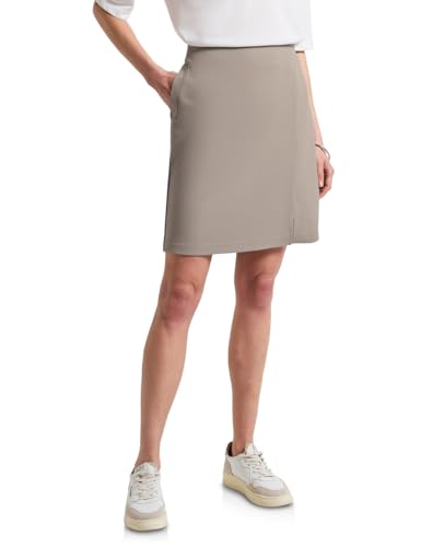 Jupe avec fente Street One en coloris pierre vintage taille 46W