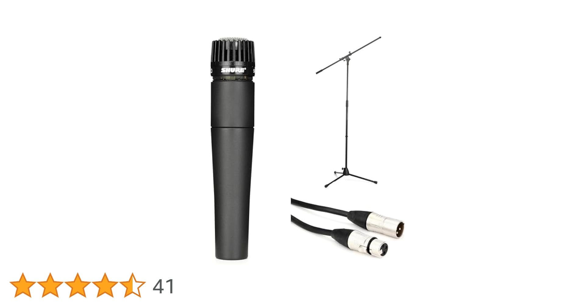 Amazon.co.jp: Shure SM57パッケージ スタンド&ケーブル 単方向