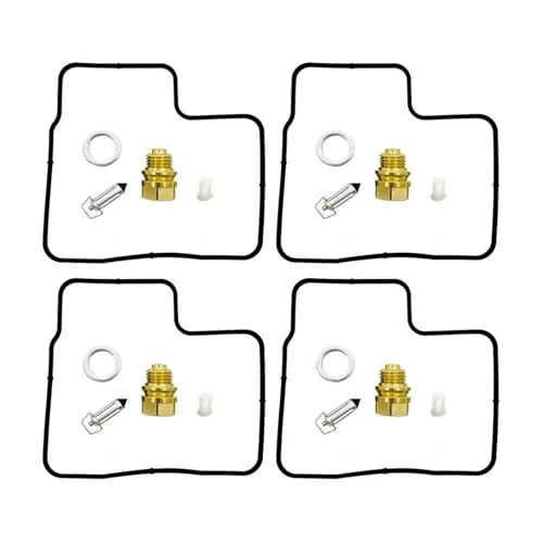 Kit reparación carburador motocicleta VFR750F con sello junta válvula aguja flotante de precisión