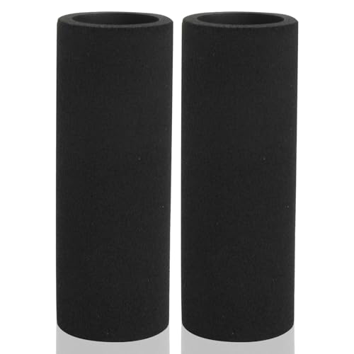 2 Piezas Cubre Puños Moto, Espuma Antideslizante para Motocicleta Cómoda Funda Agarre Manillar Espuma Agarre Cubre Anti Vibración, Diámetro Interior De 3,17 a 3,68 cm