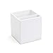 Poppin Pen Cup, Plastic, 3.25 x 3.25 x 3.25, White