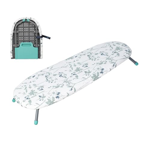 WJFTODAY Tabla de Planchar Plegable, 32 '× 12' × 5 'Tablas de Planchar de encimera plegab12 × 5 'Tablas de Planchar de encimera Plegables compactas Que ahorran Espacio para Suministros para el hogar