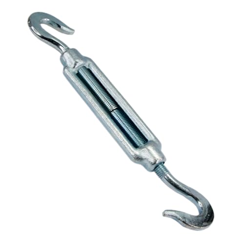 PRIOstahl Spannschloss verstellbarer Spannverschluss Seilspanner Spannschraube Spannhaken Wantenspanner x 1 Stück Ausführung: Haken - Haken Größe: M16 Verbindung für Drahtseile Seile Verzinkt PRIOstahl Spannschloss verstellbarer Spannverschluss Seilspanner Spannschraube Spannhaken Wantenspanner x 1 Stück Ausführung: Haken - Haken Größe: M16 Verbindung für Drahtseile Seile Verzinkt