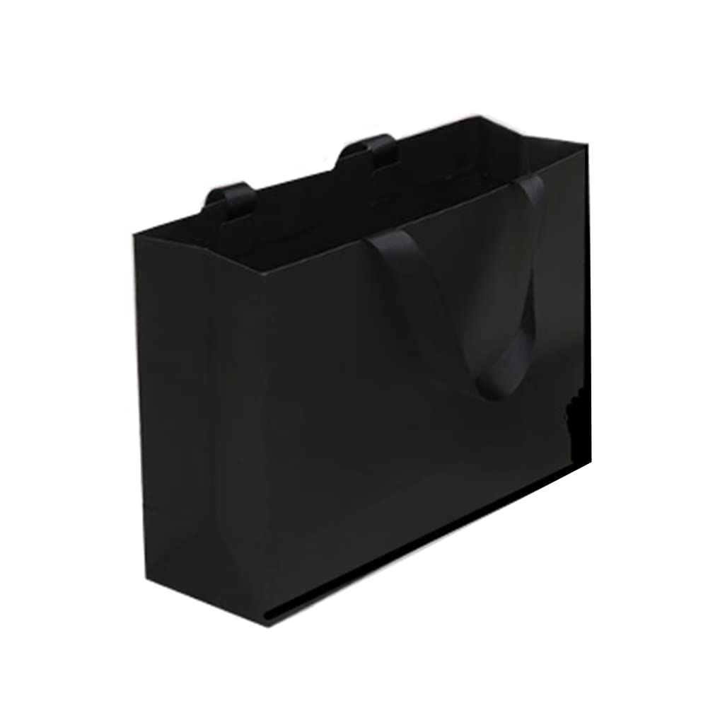 Sac de Cadeau en Papier Kraft Sac à Main avec Poignée Emballage Pochettes Cadeaux Rrecyclable Sac de Fête Sachet Fourre-Tout Sac de Courses Mariage Anniversaire Noël Halloween Shopping