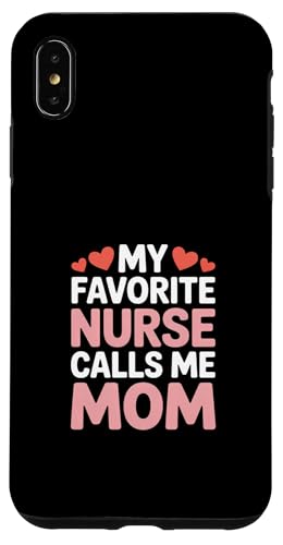 My Favorite Nurse Calls Me Mom �ʔ������t �X�}�z�P�[�X iPhone XS Max �p