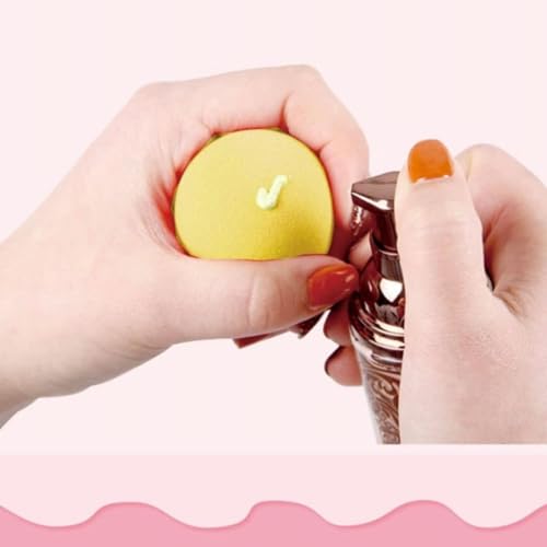 Beauty Blander Applicator Sponges Set Of 4 PCS. Latex Free With Sponge Holder Case For Liquid Coverup BB Cream Or Other Cosmetic Foundation Prodectus. For Wet And Dry Uses. (Cream Pink) Beauty Blander Applicator Sponges Set Of 4 PCS. Latex Free With Sponge Holder Case For Liquid Coverup BB Cream Or Other Cosmetic Foundation Prodectus. For Wet And Dry Uses. (Cream Pink)