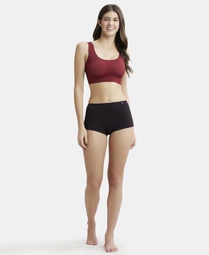 Image of Jockey 1839 Lounge Bra | Wirefree | Padded | Full Coverage | 360 Degree Stretch and Removable Pads | Microfiber Nylon Fabric