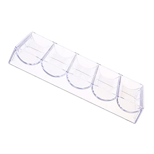 FELTECHELECTR Code Poker Chip Rack Poker Chips Storage Container Case for Night Storage Bin