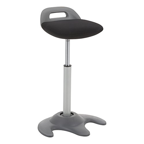 Image of Learniture Sit-to-Stand Active Motion Perch Stool, Black LNT-NES3021BK-SO