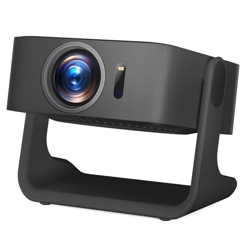 Image of Mini Projector for iPhone, ELEPHAS Upgraded 1080P HD Projector, Portable Projector with Tripod, Movie Projector Compatible with Android /iOS /Windows /TV Stick