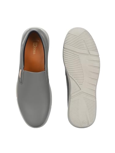 Image of egoss Platinum Premium Genuine Leather Sneaker Casual Shoes for Men, Durable, Comfortable & Versatile Design, Ideal for Work, Events & Everyday Wear