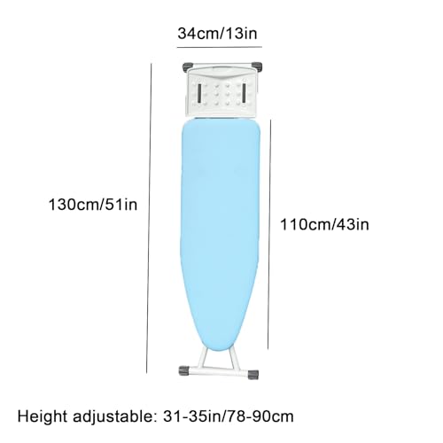 Planche à repasser de luxe stable contre les vibrations du fer bleu - 7