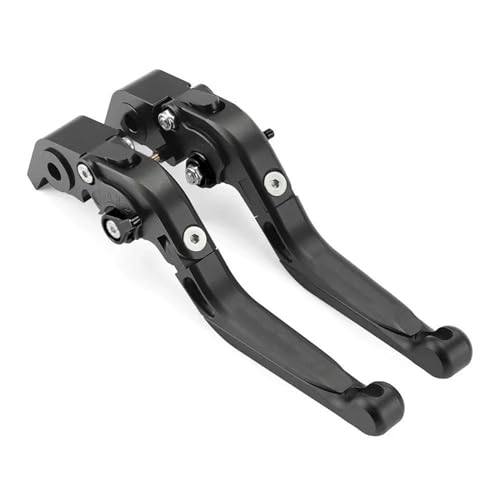 XLFKGPGFMU Für DUCATI Für Multistrada 1200/S/DVT/Enduro 1260 GT 950/S MTS 1200S 1260S Motorrad Ausziehbare Klappbare Kupplungsbremshebel Griffe XLFKGPGFMU(Schwarz)