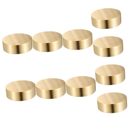 SEWACC 10pièces Art Paperweight Laiton pour Presse Créatif De Bureau Décoration pour Maison Et Événements