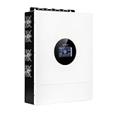 AuraSolar 12500W Hybrid Solar Inverter 48V DC to 120V/240V AC Split Phase, Pure Sine Wave Inverter Built-in 2 MPPT 200A Charge Controller, Power Converter for Home Backup Off Grid Solar System