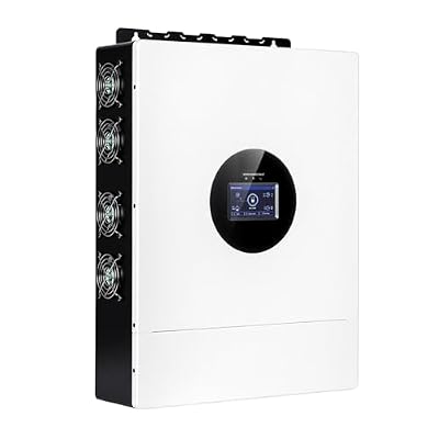 AuraSolar 12500W Hybrid Solar Inverter 48V DC to 120V/240V AC Split Phase, Pure Sine Wave Inverter Built-in 2 MPPT 200A Charge Controller, Power Converter for Home Backup Off Grid Solar System