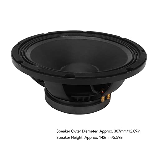 12 Inch Heavy Duty Subwoofer, 8 Ohm 230W Rms 460W Maximum Power, Aluminum Alloy Woofer Replacement Speaker For Professional Dj/Pa/Karaoke Speakers #TOP4