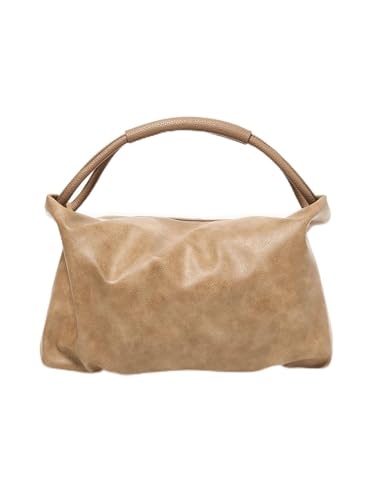 [ビューティー&ユース ユナイテッドアローズ] レザーライク コンビ タック バッグ 18326000019 2500 MD.BROWN(25) FREE