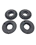 WayJun 4PCS Rear Upper Lower Coil Spring Insulator Kit Compatible with Grand Cherokee WJ/WG 1999 2000 2001 2002 2003 2004 Repacle# K160061 K160042 52088346AB 52088402AB