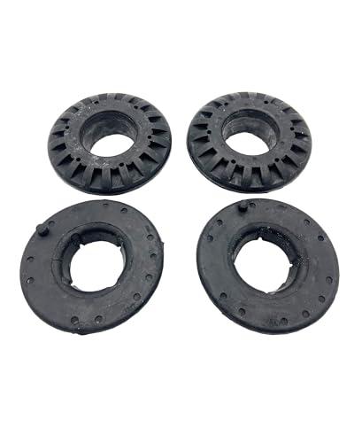 WayJun 4PCS Rear Upper Lower Coil Spring Insulator Kit Compatible with Grand Cherokee WJ/WG 1999 2000 2001 2002 2003 2004 Repacle# K160061 K160042 52088346AB 52088402AB