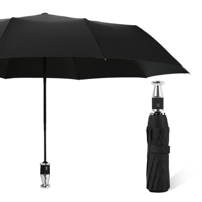 ash & roh Premium Windproof & Waterproof Umbrella – Automatic Open/Close, UV Protection – Compact Travel Size for Men & Women-picture-11
