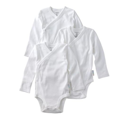 Butterblu Sterling 3-Pack Kimono Bodysuits 100% Organic Cott