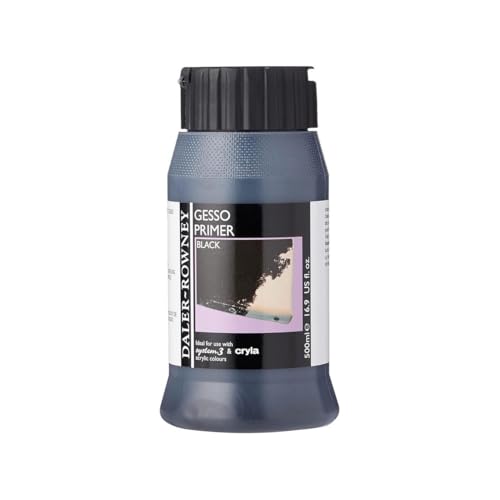 Gesso negro DR elimina grietas en lienzos imprimacion de 500 ml ADABGP500