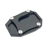 Motorrad-Parkständerplatte, die ein Einsinken in Sand, Kies, Schnee oder anderen weichen Oberflächen verhindert, für Parken auf Gehwegen oder Rasenflächen.