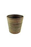  baolgi Corbeille Haute Ovale Lavandiere Blanche Baskets Rotin et scoubidou