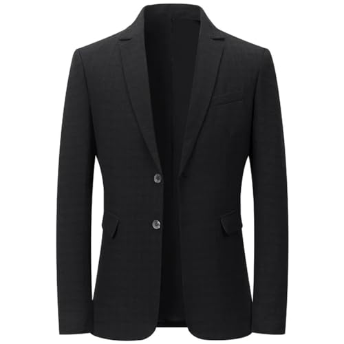 Men's Solid Color Thin Business Casual Suit Jacket Single-Breasted Casual Slim Blazer