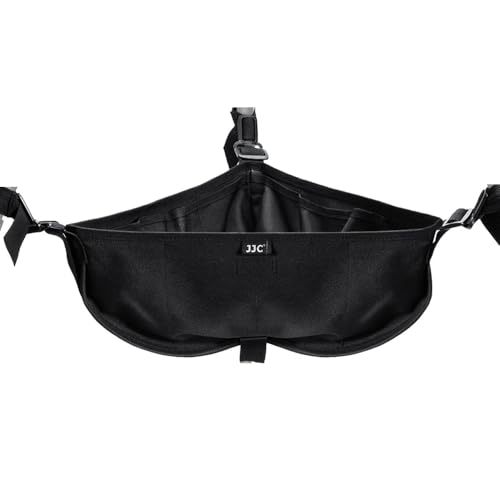 JJC Sac de sable universel pour trépied, sac robuste et réglable, support vidéo, chevalet, appareil photo, rangement étagère, Noir, Moderne